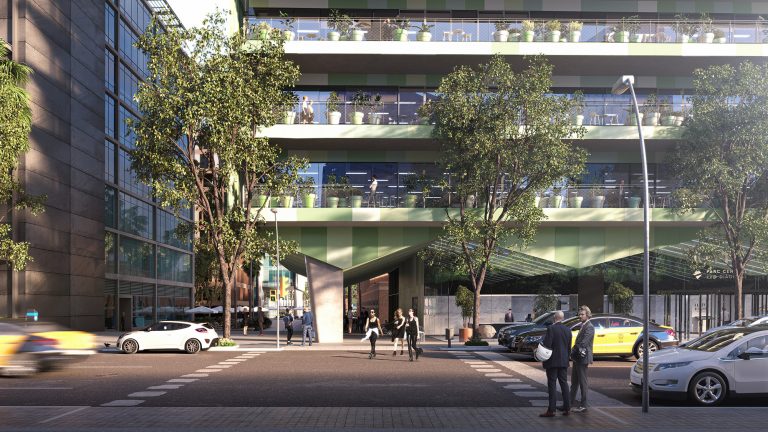 One Parc Central, un nou edifici d’oficines sostenible i flexible que dialoga amb el pulmó verd més gran del 22@.