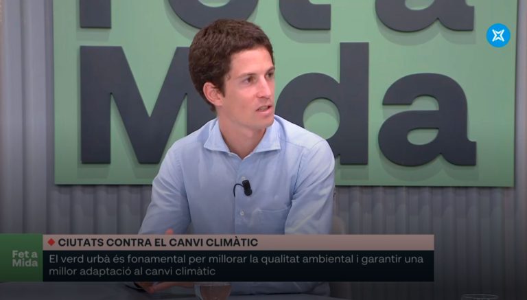 Joan Batlle participa en el programa de televisió Fet a Mida.