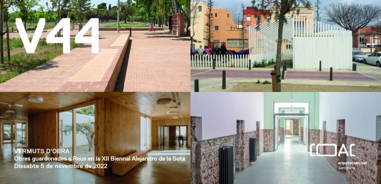 Visita al Passeig de la Boca de la Mina de Reus, en el marc de la XII Biennal Alejandro de la Sota