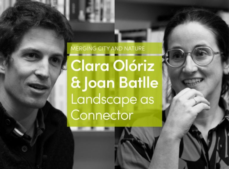 Una conversa entre Clara Oloriz i Joan Batlle inclosa en el llibre de Batlleiroig “Fusionant Ciutat i Natura”, publicat per Actar Publishers.