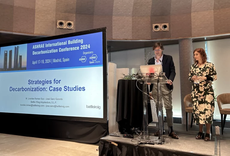 Lourdes Romeo i José Sanz han participat a la Conferència Internacional sobre la Descarbonització d’edificis 2024 d’ASHRAE