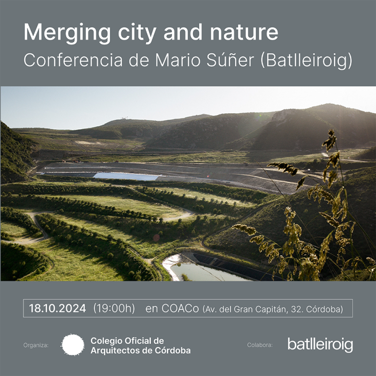 Mario Súñer va oferir la conferència “Merging City and Nature” convidat pel COACo a Còrdova.
