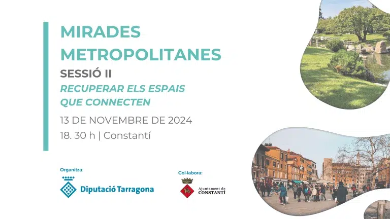 Laura Florentín participarà en la segona sessió del cicle de conferències “Mirades Metropolitanes” a la comarca de Tarragona.