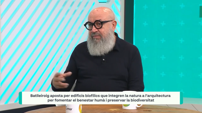 Joan Roig comparteix la seva visió sobre l’arquitectura sostenible al programa ‘+ Xarxa + Sostenibilitat’