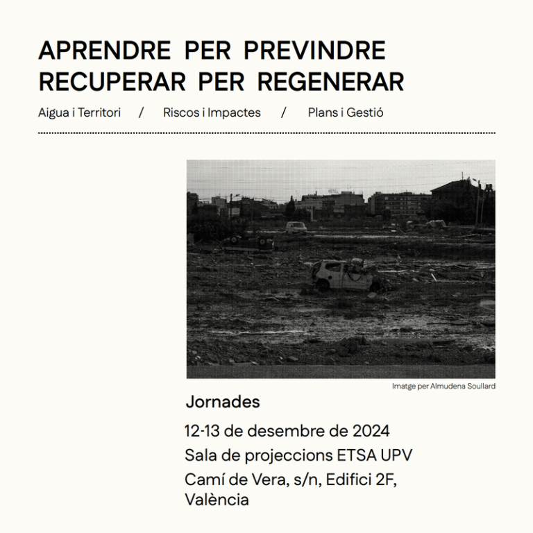 Artur Tudela participa en el seminari ‘Aprendre per Prevenir’ a la Universitat Politècnica de València (UPV).