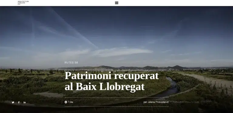 Joan Roig participa en un reportatge del Telenotícies TV3 sobre les Rutes d’Arquitectura a Catalunya