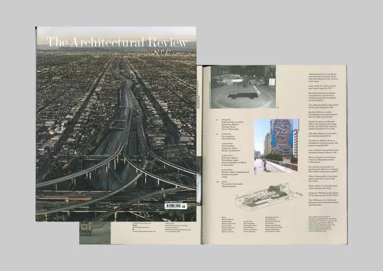 El Passeig de la Boca de la Mina de Reus, publicat a The Architectural Review