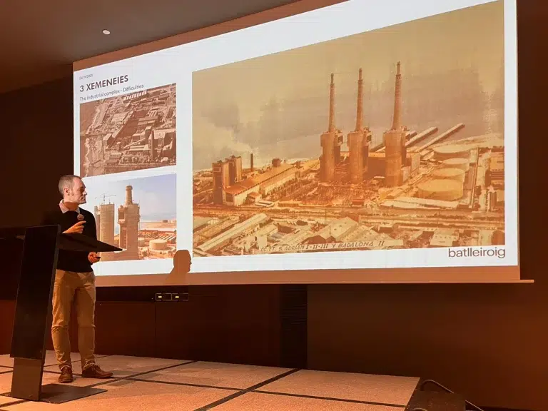 Abel Porcar participa en la jornada de visita del MRED2025 de l’IE School of Architecture and Design a Barcelona