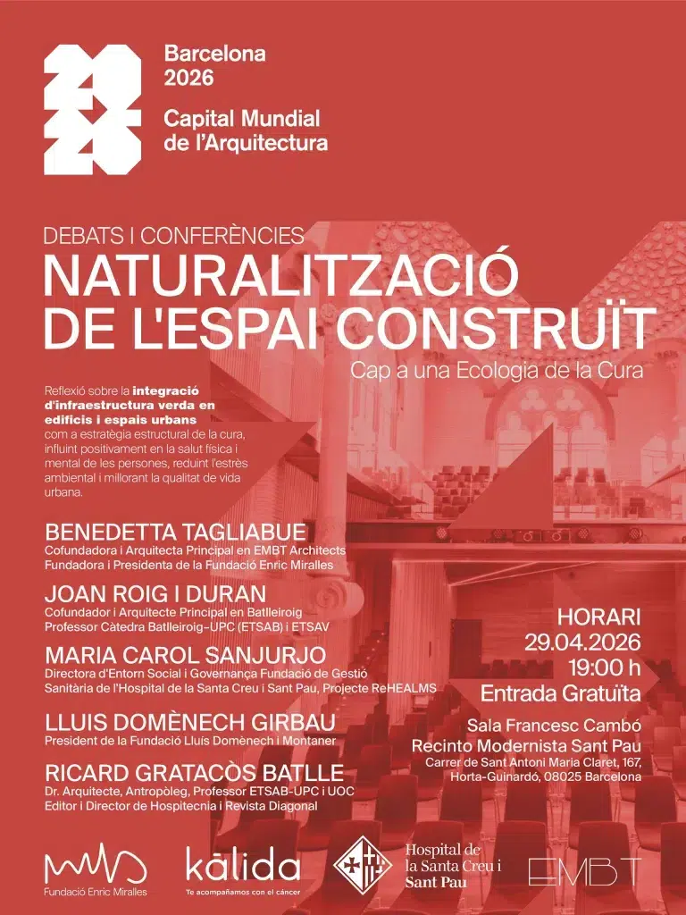 Joan Roig participa en el debat “Architecture of Care: Naturalització de l’Entorn Construït”