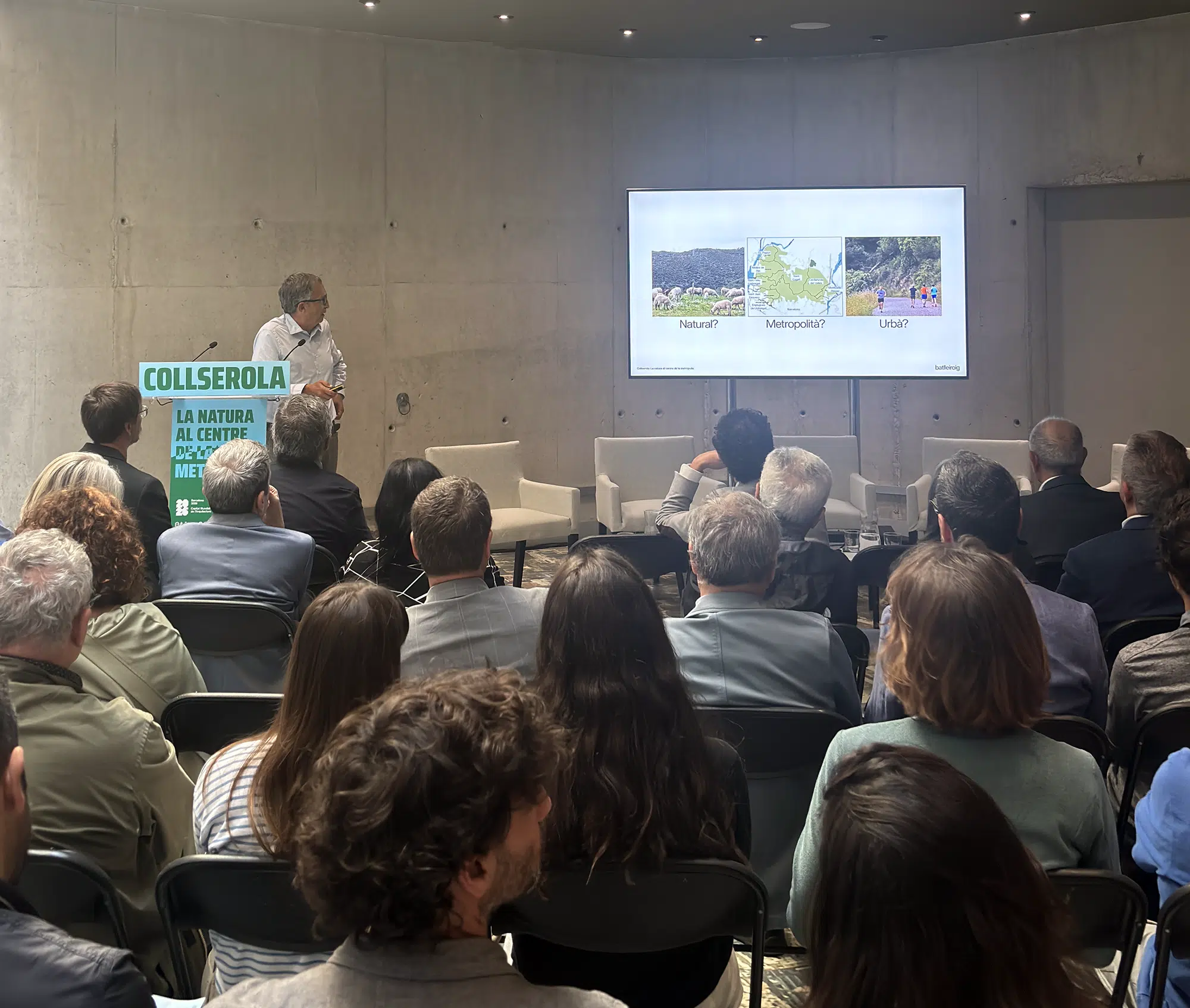 Enric Batlle highlights Collserola as a key link between nature and the metropolis